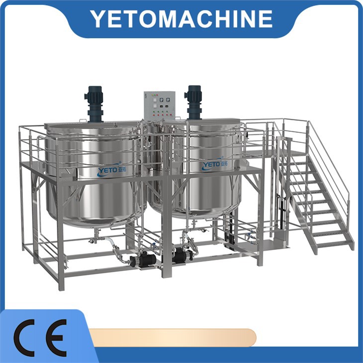500L High Shear Endistriyèl machin tank bateur